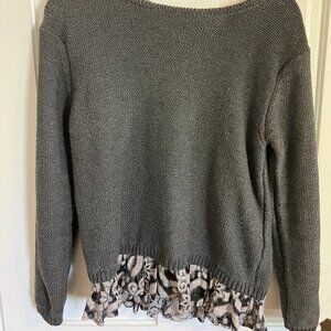 Sunday in Brooklyn Charcoal Sweater Size S - Sunday in Brooklyn